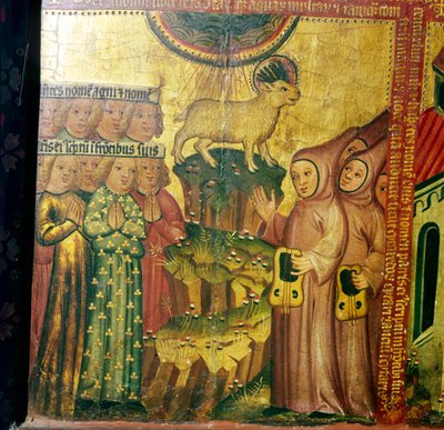 O Cordeiro do Monte Zion, século XIV-XVIII.   de Master Bertram of Hamburg