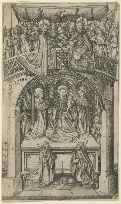A Grande Madona Einsiedeln de Master E.S.