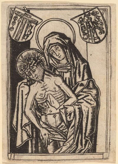 A Virgem Sustentando o Corpo de Cristo de Master F