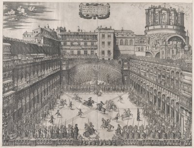 Espelho da magnificência romana: Torneio do Vaticano, 1565., 1565 de Master HCB