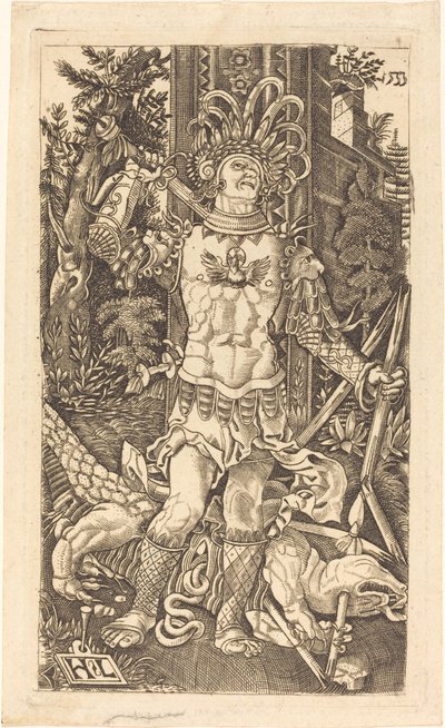 São Jorge em pé de Master H.L.