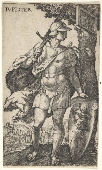Júpiter dos deuses que presidem os planetas, 1528. de Master I.B.