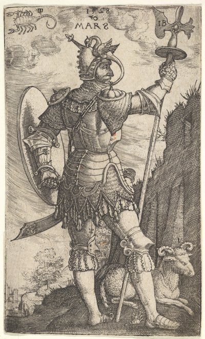 Marte dos deuses que presidem o planeta, 1528. de Master I.B.