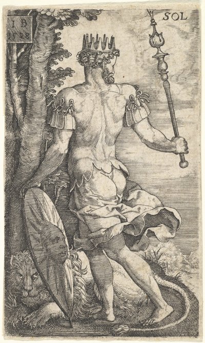 Sol dos deuses que presidem os planetas, 1528. de Master I.B.