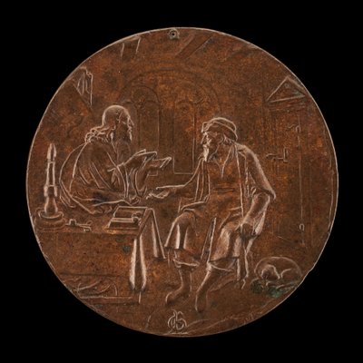 Cristo e Nicodemus, c. 1550. de Master P.G.