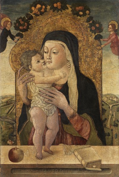 Virgem e Criança, c.1470-1500 de Master P. Petrus