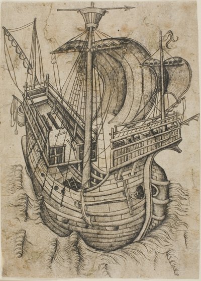 Direcção do Navio de Três Mastros à Direita de Master W with the Key