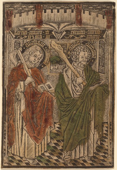 São Matias e São Judas com Artigos do Credo de Master d