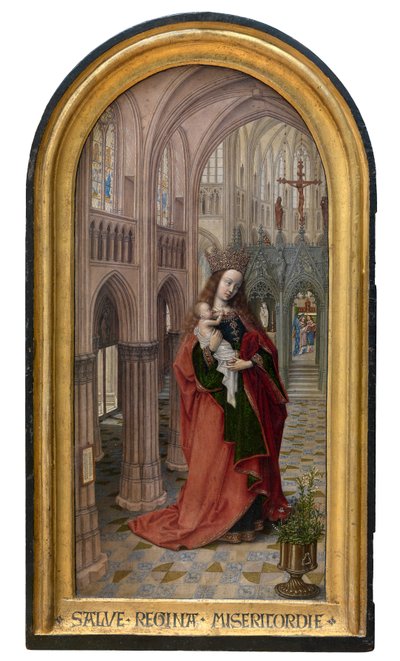 Madonna in the Church, c.1499 (óleo sobre painel) de Master of 1499