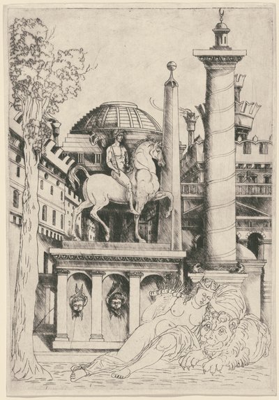 Alegoria da Fortitude (?) de Master of 1515
