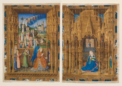 A Anunciação das Horas de Carlos de França, 1465. de Master of Charles of France