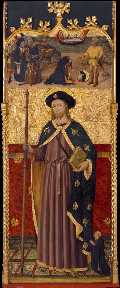 São Tiago com um Doador e Decapitação de São Tiago de Master of Cruïlles