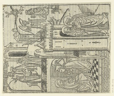 A história de Ana e Joaquim de Master of Delft (attributed to)