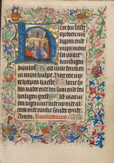 Inicial H: Pentecostes de Master of Evert Zoudenbalch