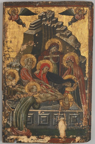O Entombamento, primeira metade do século XIV. de Master of Forli