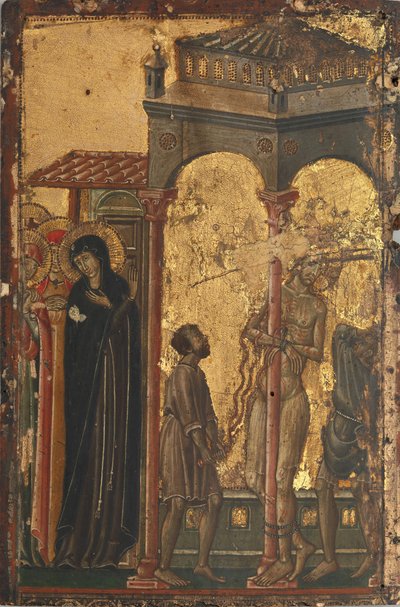A Flagelação, primeira metade do século XIV. de Master of Forli