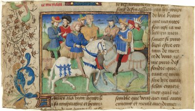 Encontro de Aquiles e Heitor de Master of Girart de Roussillon