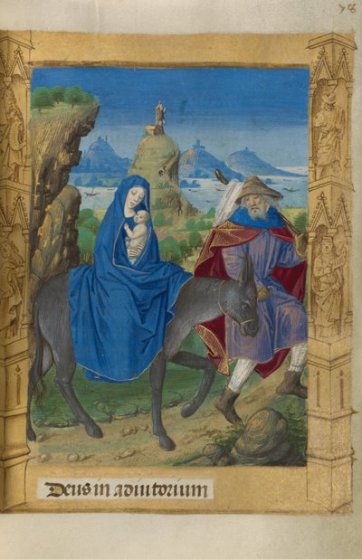 A fuga para o Egito de Master of Guillaume Lambert