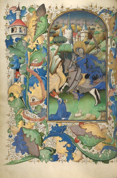 São Jorge e o Dragão de Master of Guillebert de Mets