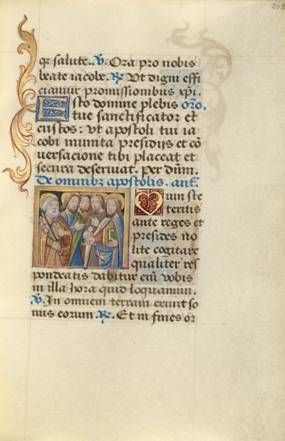 Todos os Apóstolos de Master of Jacques de Besançon