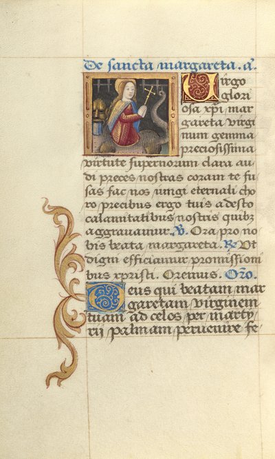 Santa Margarida e o Dragão de Master of Jacques de Besançon