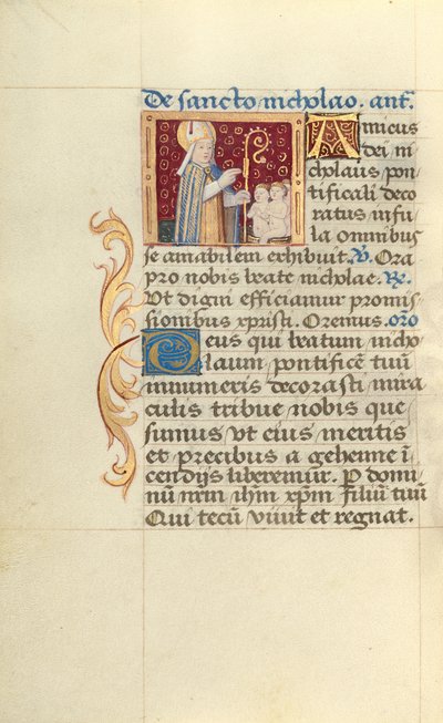 São Nicolau de Master of Jacques de Besançon