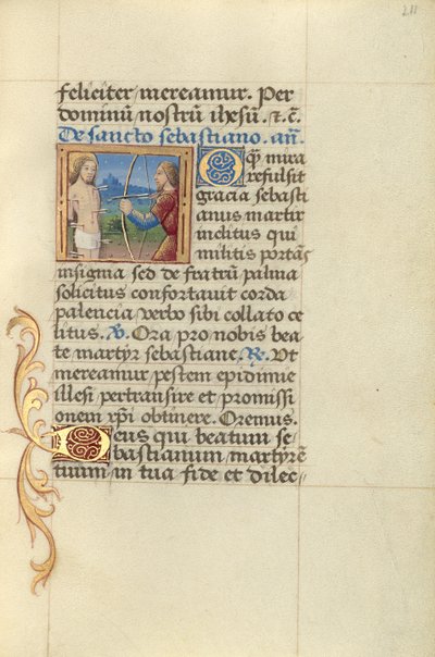 São Sebastião de Master of Jacques de Besançon