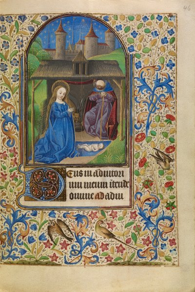 A Natividade de Master of Jacques of Luxembourg