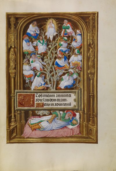 A árvore de Jessé de Master of James IV of Scotland