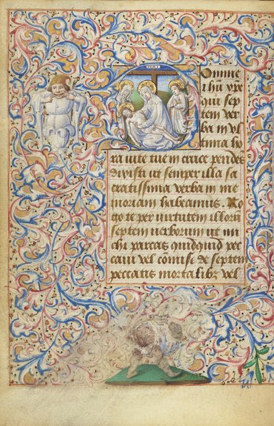 Inicial D: A Lamentação de Master of Jean Rolin II (Hand B)