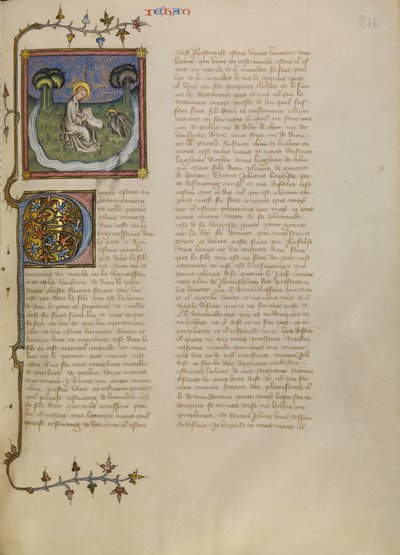 São João em Patmos de Master of Jean de Mandeville