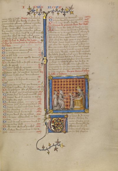 Samuel perante Eli, o sacerdote de Master of Jean de Mandeville