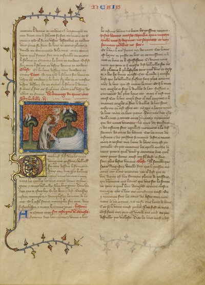 A criação das aves e dos peixes de Master of Jean de Mandeville