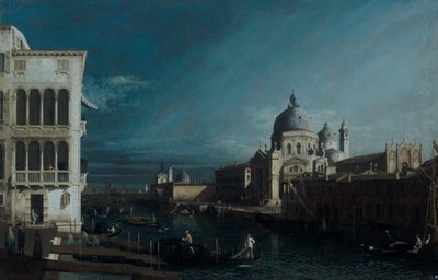 A Entrada do Grande Canal, Veneza (óleo sobre tela) de Master of Lyon