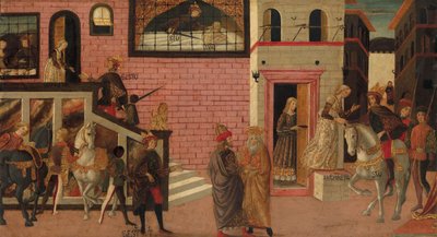 O Estupro de Lucretia, do final do século XV ao início do século XVI. de Master of Marradi