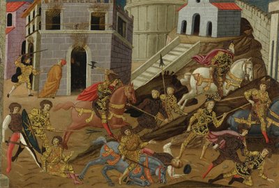 A expulsão de Tarquin e sua família de Roma de Master of Marradi