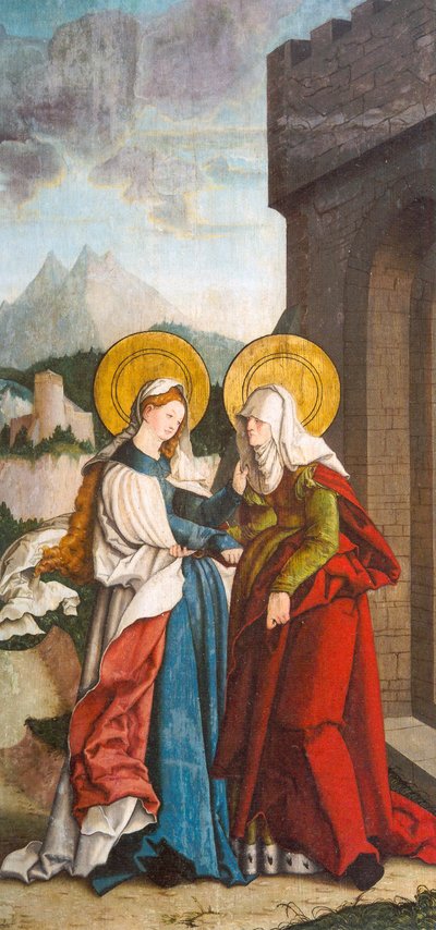 Alemão: The Visitation Visitação de Master of Messkirch