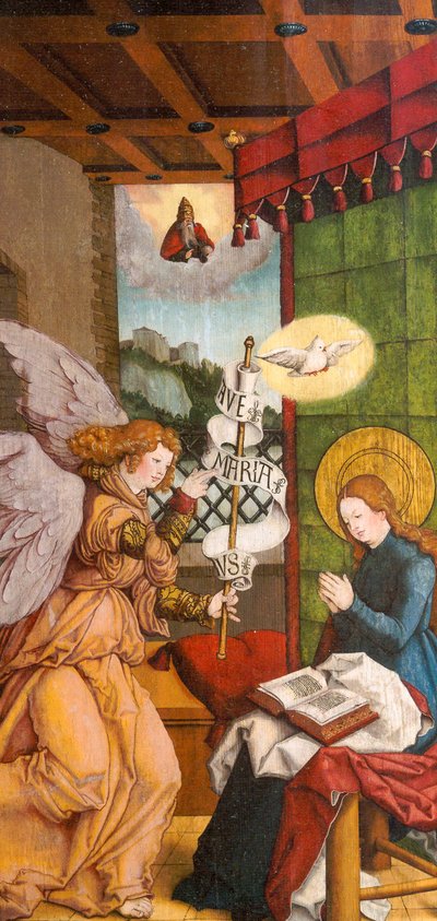 Alemão: A Anunciação de Master of Messkirch