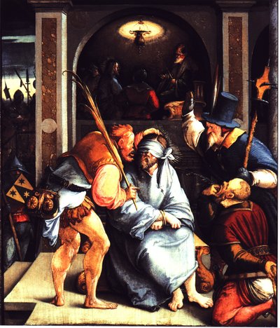 Zombaria de Cristo. de Master of Messkirch