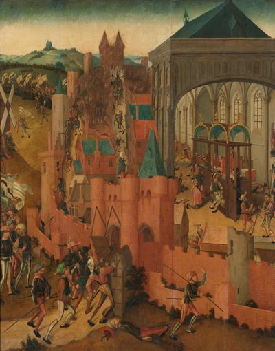 O Cerco de Rhenen
A captura de Rhenen por João II de Cleve em 1499 de Master of Rhenen