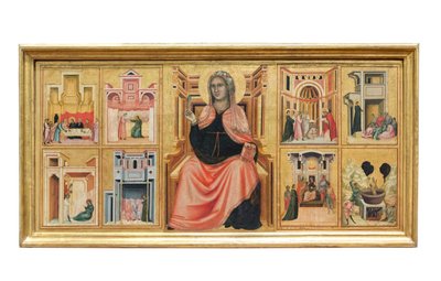 Santa Cecília e histórias da sua vida de Master of Saint Cecilia