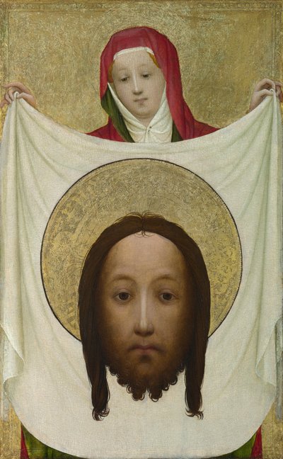 Santa Verônica com o Sudário, c.1420 de Master of Saint Veronica