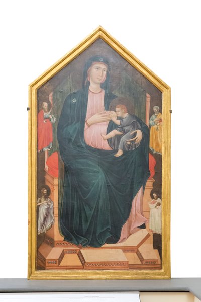 Madonna e Criança com santos, c.1300 (painel) de Master of San Gaggio