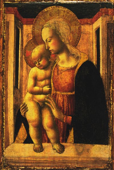 A Madonna e a Criança de Master of San Miniato