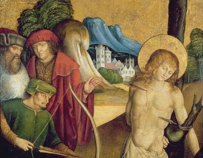 Martírio de São Sebastião, c.1505-10 de Master of Sigmaringen