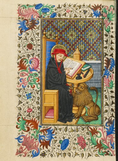 São Jerónimo no seu gabinete de Master of Sir John Fastolf