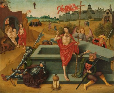 Ressurreição de Cristo, c. 1485-1500 (óleo sobre painel) de Master of the Amsterdam Death of the Virgin