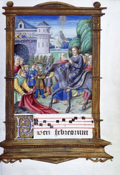 A entrada em Jerusalém de Master of the Anglo Hours