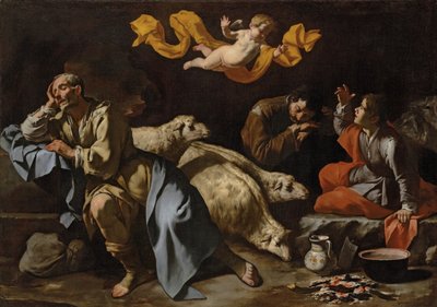 A Anunciação aos Pastores de Master of the Annunciation to the Shepherds