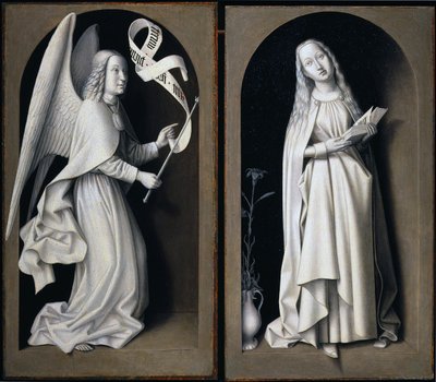 A Anunciação, 1489 de Master of the Baroncelli Portraits